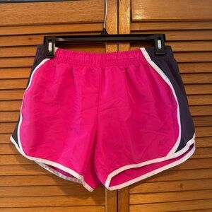 Danskin Women’s Dancer Pink & Grey Athletic Shorts Sz S